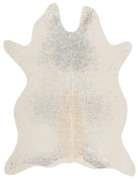 Safavieh Faux Cow Hide Fch204F Grey/Beige Rug - Safavieh - fch204f - 45