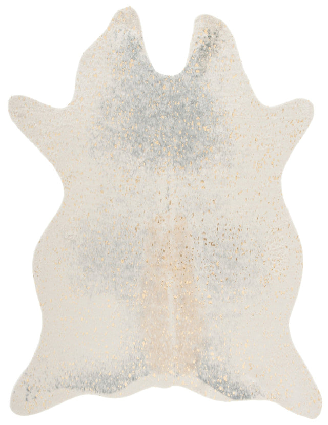 Safavieh Faux Cow Hide Fch204F Grey/Beige Rug - Safavieh - fch204f - 45