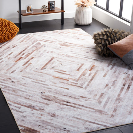 Safavieh Faux Hide Fah526A Beige/Brown Rug - Safavieh - fah526a - 3