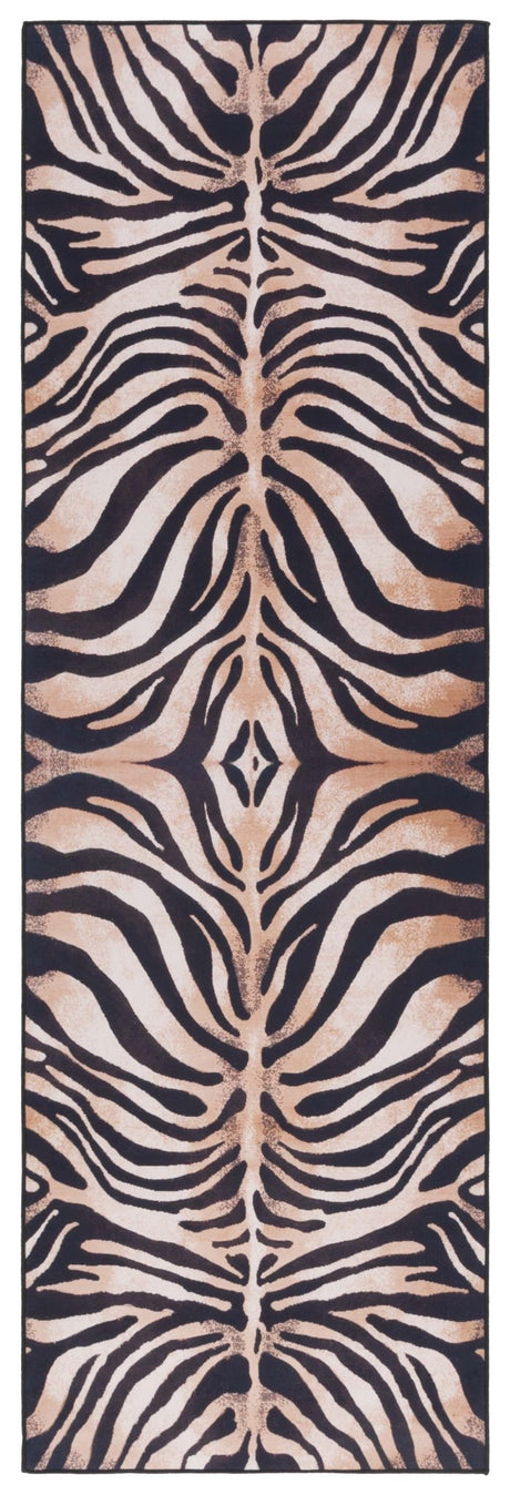 Safavieh Faux Hide Fah547P Light Orange/Black Rug - Safavieh - fah547p - 28