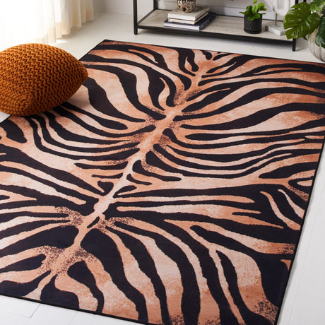 Safavieh Faux Hide Fah547P Light Orange/Black Rug - Safavieh - fah547p - 3