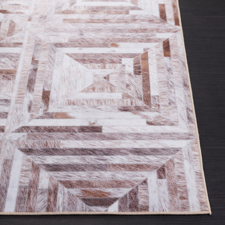 Safavieh Faux Hide Fah549A Beige/Brown Rug - Safavieh - fah549a - 3