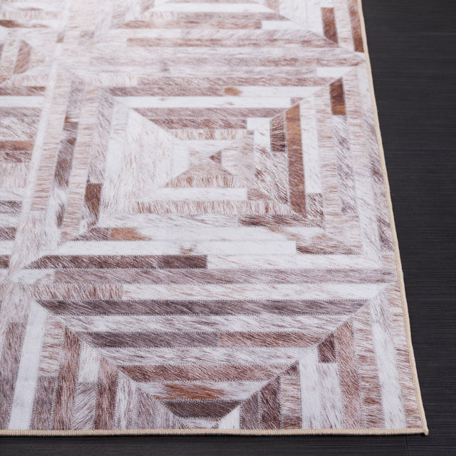 Safavieh Faux Hide Fah549A Beige/Brown Rug - Safavieh - fah549a - 3