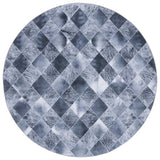Safavieh Faux Hide Fah550G Grey/Dark Grey Rug - Safavieh - fah550g - 6r