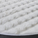 Safavieh Faux Rabbit Bubble 100 6'-0" x 6'-0" Rug in Ivory