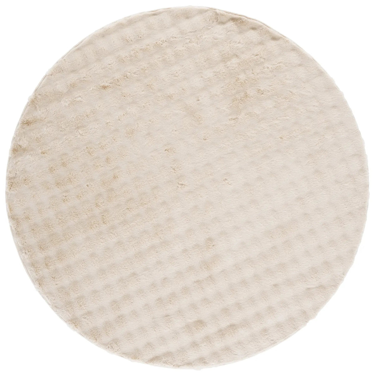 Safavieh Faux Rabbit Bubble 100 6'-0" x 6'-0" Rug in Beige