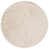 Safavieh Faux Rabbit Bubble 100 6'-0" x 6'-0" Rug in Beige