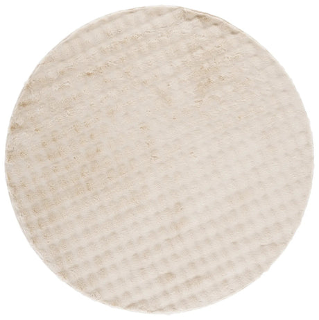 Safavieh Faux Rabbit Bubble 100 6'-0" x 6'-0" Rug in Beige