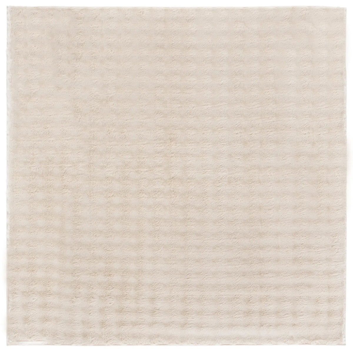 Safavieh Faux Rabbit Bubble 100 6'-0" x 6'-0" Rug in Beige