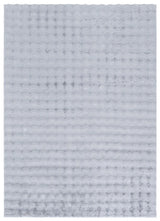 Safavieh Faux Rabbit Bubble 100 5'-0" x 7'-0" Rug in Grey