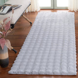 Safavieh Faux Rabbit Bubble 100 2'-6" x 8'-0" Rug in Grey