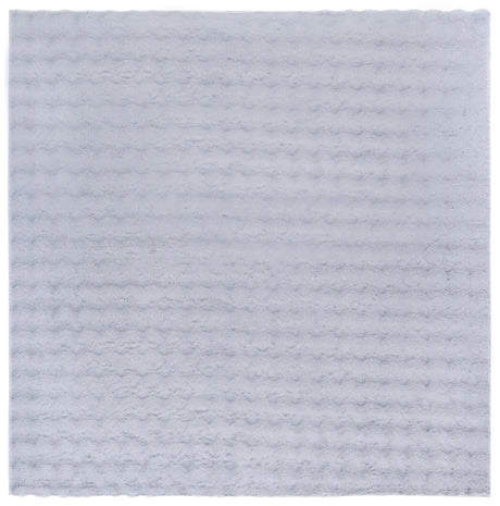 Safavieh Faux Rabbit Bubble 100 6'-0" x 6'-0" Rug in Grey