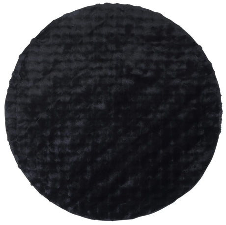 Safavieh Faux Rabbit Bubble 100 6'-0" x 6'-0" Rug in Black