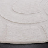 Safavieh Faux Rabbit Fur  800 6'-0" x 6'-0" Rug in Ivory