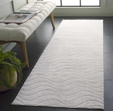 Safavieh Faux Rabbit Fur  800 2'-6" x 8'-0" Rug in Ivory