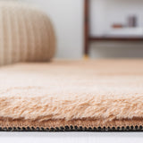 Safavieh Faux Rabbit Fur Frf500B Beige Rug - Safavieh - frf500b - 6r