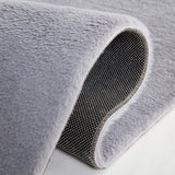 Safavieh Faux Rabbit Fur Frf500F Light Grey Rug - Safavieh - frf500f - 6r