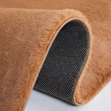 Safavieh Faux Rabbit Fur Frf500T Brown Rug - Safavieh - frf500t - 6r