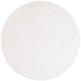 Safavieh Faux Rabbit Fur Frf881A Ivory Rug - Safavieh - frf881a - 6r