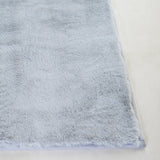 Safavieh Faux Rabbit Fur Frf976G Silver Rug - Safavieh - frf976g - 6r