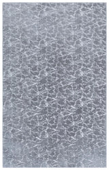 Safavieh Faux Rabbit Fur Metallic 4'-0" x 6'-0" Rug in Grey / Silver