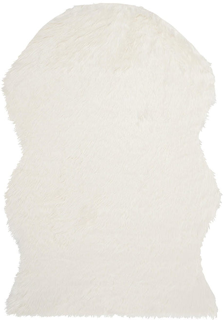 Safavieh Faux Sheep Skin Fss115A Ivory Rugs - Safavieh - fss115a - 2