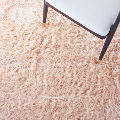 Safavieh Faux Sheep Skin Fss115U Light Pink Rug - Safavieh - fss115u - 2