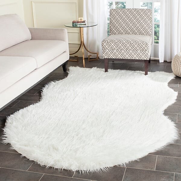 Safavieh Faux Sheep Skin Fss117A Ivory Rugs - Safavieh - fss117a - 2