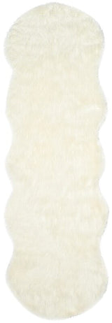 Safavieh Faux Sheep Skin Fss117A Ivory Rugs - Safavieh - fss117a - 26