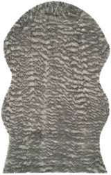 Safavieh Faux Sheep Skin Fss118B Dark Grey Rugs - Safavieh - fss118b - 2