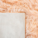 Safavieh Faux Sheep Skin Fss235U Light Pink Rug - Safavieh - fss235u - 6r