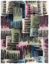 Safavieh Fifth Avenue 8'-0" x 10'-0" Rug in Black / Pink