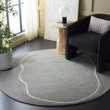 Safavieh Fifth Avenue 6'-0" x 6'-0" Rug in Grey / Ivory