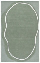 Safavieh Fifth Avenue 4'-0" x 6'-0" Rug in Sage Green / Ivory