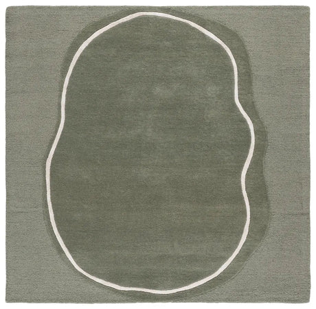 Safavieh Fifth Avenue 6'-0" x 6'-0" Rug in Sage Green / Ivory