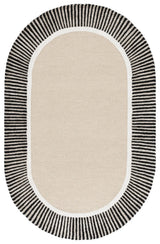Safavieh Fifth Avenue 5'-0" x 8'-0" Rug in Beige / Black