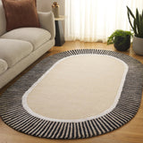 Safavieh Fifth Avenue 5'-0" x 8'-0" Rug in Beige / Black