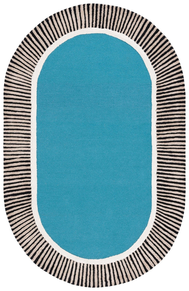 Safavieh Fifth Avenue Ftv107M Blue/Black Rug - Safavieh - ftv107m - 3ov