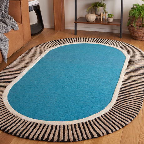 Safavieh Fifth Avenue Ftv107M Blue/Black Rug - Safavieh - ftv107m - 3ov