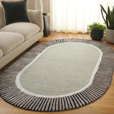 Safavieh Fifth Avenue 5'-0" x 8'-0" Rug in Sage / Black