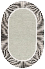 Safavieh Fifth Avenue 5'-0" x 8'-0" Rug in Sage / Black