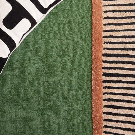 Safavieh Fifth Avenue Ftv107Y Green/Black Rug - Safavieh - ftv107y - 3ov