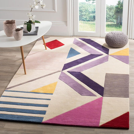 Safavieh Fifth Avenue Ftv116A Ivory / Purple Rugs - Safavieh - ftv116a - 4