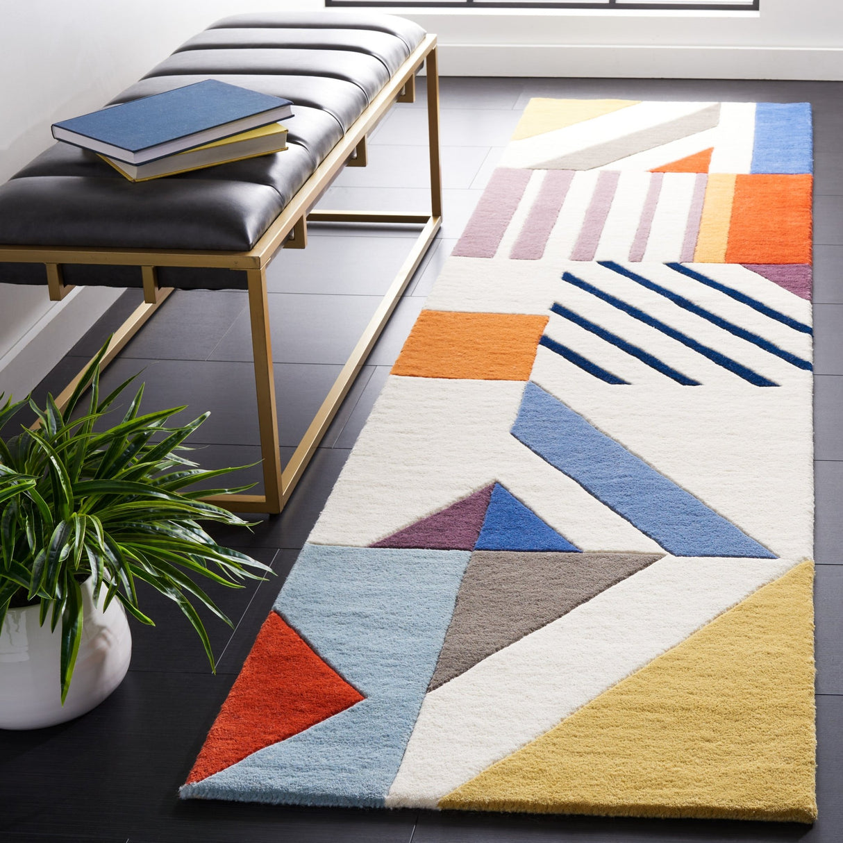 Safavieh Fifth Avenue Ftv120A Ivory/Multi Rug - Safavieh - ftv120a - 3r