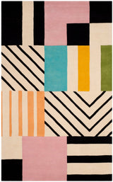 Safavieh Fifth Avenue Ftv122A Ivory/Black Rug - Safavieh - ftv122a - 1115