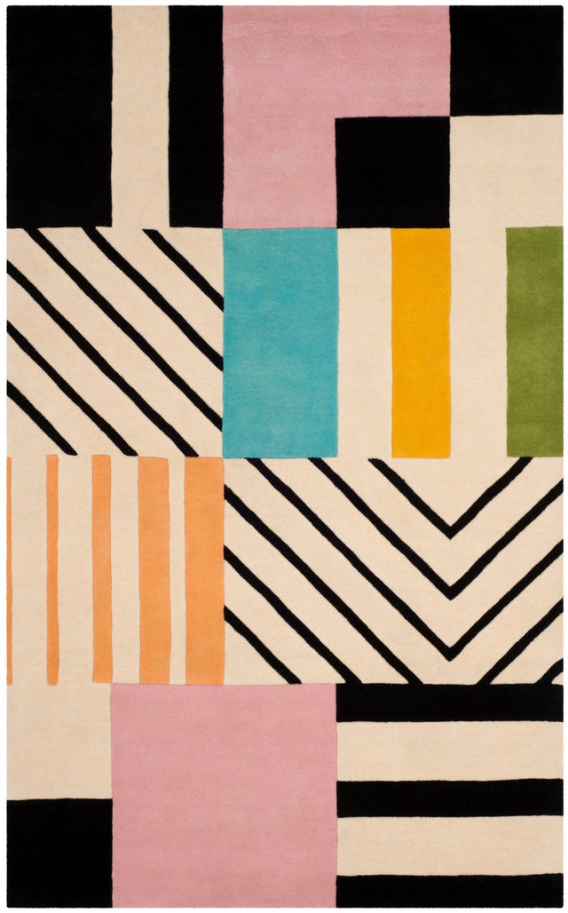 Safavieh Fifth Avenue Ftv122A Ivory/Black Rug - Safavieh - ftv122a - 1115