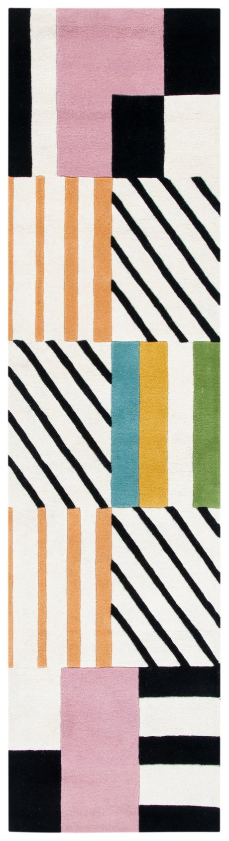 Safavieh Fifth Avenue Ftv122A Ivory/Black Rug - Safavieh - ftv122a - 211