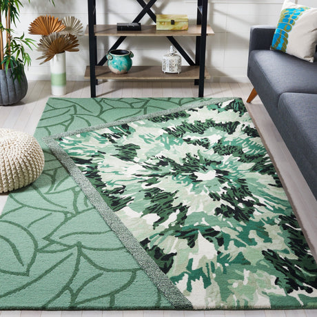 Safavieh Fifth Avenue Ftv127Y Green/Ivory Rug - Safavieh - ftv127y - 4