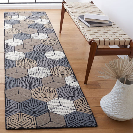 Safavieh Fifth Avenue Ftv130F Ivory/Grey Rugs - Safavieh - ftv130f - 7r