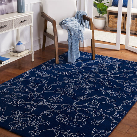 Safavieh Fifth Avenue Ftv135N Navy/Ivory Rug - Safavieh - ftv135n - 3